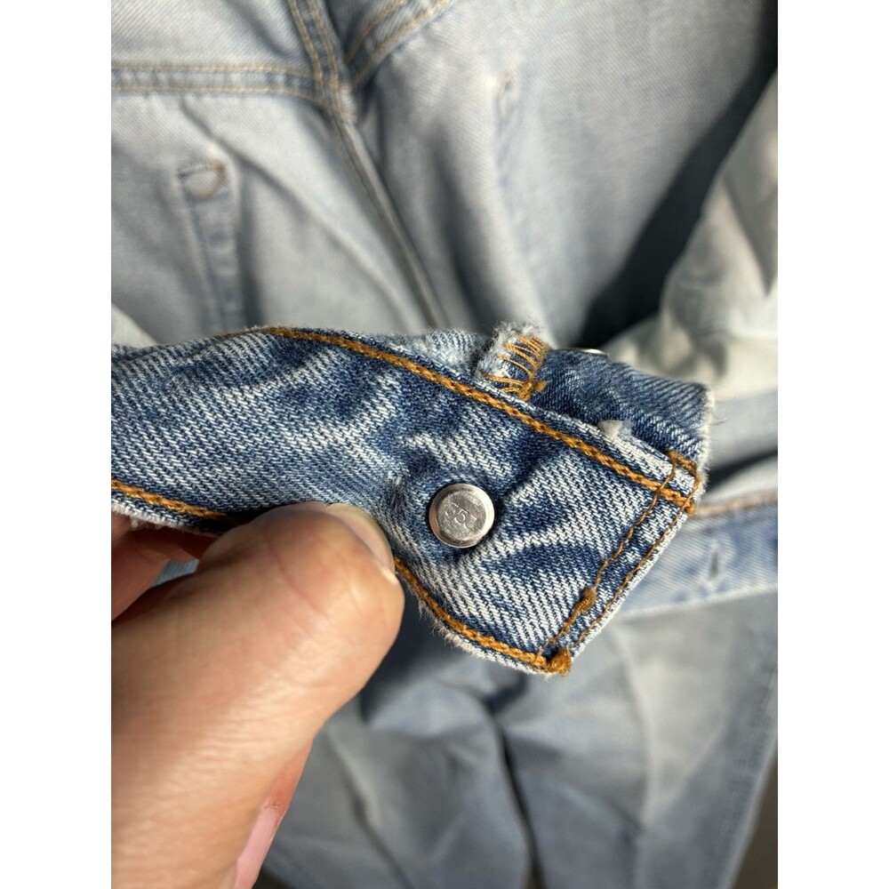 Vintage 90s Levi’s 501 Made in USA Denim Straight Leg Jeans Measured 38x35 - Picture 6 of 16
